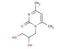 1-(2,3-dihydroxypropyl)-4,6-dimethylpyrimidin-2(1H)-one
