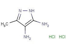 3-methyl-1H-pyrazole-4,5-diamine dihydrochloride