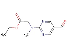 ethyl N-(5-formylpyrimidin-2-yl)-N-methylglycinate