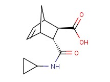 rac-(2R,3R)-3-[(cyclopropylamino)carbonyl]bicyclo[2.2.1]hept-5-ene-2-carboxylic acid