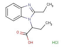 2-(2-ethyl-1H-benzimidazol-1-yl)butanoic acid hydrochloride