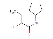 2-bromo-N-cyclopentylbutanamide
