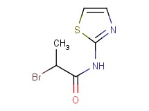 2-bromo-N-1,3-thiazol-2-ylpropanamide