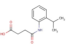 4-[(2-isopropylphenyl)amino]-4-oxobutanoic acid