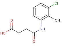 4-[(3-chloro-2-methylphenyl)amino]-4-oxobutanoic acid