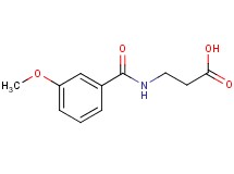 N-(3-methoxybenzoyl)-beta-alanine