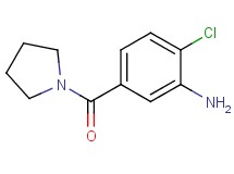2-chloro-5-(pyrrolidin-1-ylcarbonyl)aniline