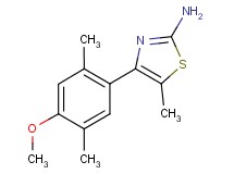 4-(4-methoxy-2,5-dimethylphenyl)-5-methyl-1,3-thiazol-2-amine