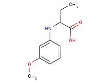 2-[(3-methoxyphenyl)amino]butanoic acid