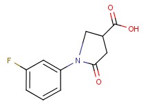 1-(3-fluorophenyl)-5-oxopyrrolidine-3-carboxylic acid