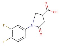 1-(3,4-difluorophenyl)-5-oxopyrrolidine-3-carboxylic acid