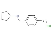 N-(4-methylbenzyl)cyclopentanamine hydrochloride