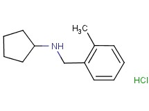 N-(2-methylbenzyl)cyclopentanamine hydrochloride N-(2-methylbenzyl)cyclopentanamine hydrochloride