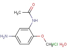 N-(5-amino-2-methoxyphenyl)acetamide hydrochloride hydrate