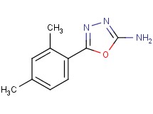5-(2,4-dimethylphenyl)-1,3,4-oxadiazol-2-amine