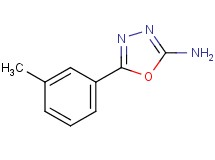 5-(3-methylphenyl)-1,3,4-oxadiazol-2-amine