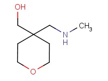 {4-[(methylamino)methyl]tetrahydro-2H-pyran-4-yl}methanol