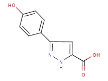 3-(4-hydroxyphenyl)-1H-pyrazole-5-carboxylic acid