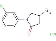 4-amino-1-(3-chlorophenyl)-2-pyrrolidinone hydrochloride