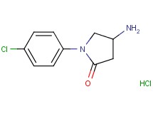 4-amino-1-(4-chlorophenyl)-2-pyrrolidinone hydrochloride