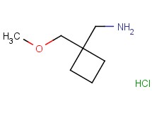 {[1-(methoxymethyl)cyclobutyl]methyl}amine hydrochloride