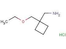 {[1-(ethoxymethyl)cyclobutyl]methyl}amine hydrochloride