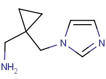 1-[1-(1H-imidazol-1-ylmethyl)cyclopropyl]methanamine