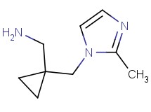 ({1-[(2-methyl-1H-imidazol-1-yl)methyl]cyclopropyl}methyl)amine