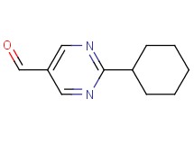2-cyclohexyl-5-pyrimidinecarbaldehyde