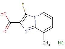 3-fluoro-8-methylimidazo[1,2-a]pyridine-2-carboxylic acid hydrochloride