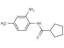 N-(2-amino-4-methylphenyl)cyclopentanecarboxamide N-(2-amino-4-methylphenyl)cyclopentanecarboxamide