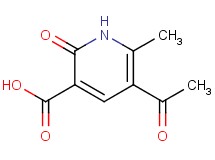 5-acetyl-6-methyl-2-oxo-1,2-dihydro-3-pyridinecarboxylic acid