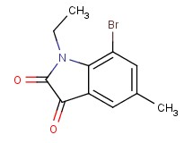 7-bromo-1-ethyl-5-methyl-1H-indole-2,3-dione
