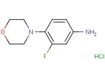 [3-fluoro-4-(4-morpholinyl)phenyl]amine hydrochloride