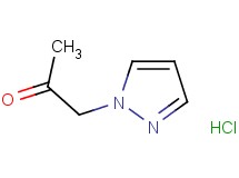 1-(1H-pyrazol-1-yl)acetone hydrochloride