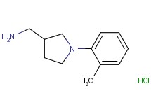 {[1-(2-methylphenyl)-3-pyrrolidinyl]methyl}amine hydrochloride