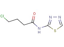 4-chloro-N-1,3,4-thiadiazol-2-ylbutanamide 4-chloro-N-1,3,4-thiadiazol-2-ylbutanamide