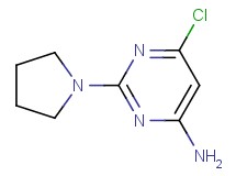 6-chloro-2-(1-pyrrolidinyl)-4-pyrimidinamine