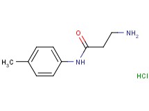 N~1~-(4-methylphenyl)-beta-alaninamide hydrochloride