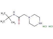 N-(tert-butyl)-2-(1-piperazinyl)acetamide dihydrochloride