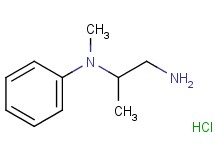 N~2~-methyl-N~2~-phenyl-1,2-propanediamine hydrochloride