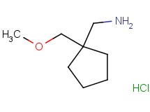 {[1-(methoxymethyl)cyclopentyl]methyl}amine hydrochloride