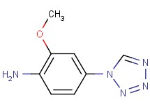 2-methoxy-4-(1H-tetrazol-1-yl)aniline