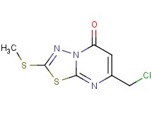 7-(chloromethyl)-2-(methylthio)-5H-[1,3,4]thiadiazolo[3,2-a]pyrimidin-5-one