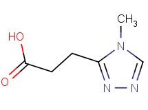 3-(4-methyl-4H-1,2,4-triazol-3-yl)propanoic acid