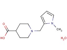 1-[(1-methyl-1H-pyrrol-2-yl)methyl]-4-piperidinecarboxylic acid hydrate