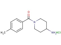 1-(4-methylbenzoyl)-4-piperidinamine hydrochloride