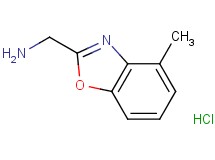 [(4-methyl-1,3-benzoxazol-2-yl)methyl]amine hydrochloride