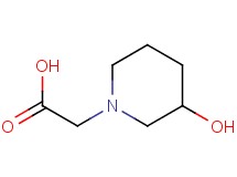 (3-hydroxy-1-piperidinyl)acetic acid
