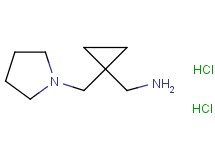 1-[1-(1-pyrrolidinylmethyl)cyclopropyl]methanamine dihydrochloride